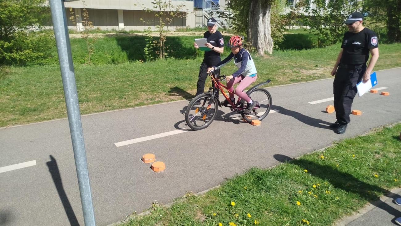 Okresní kolo dopravní soutěž mladých cyklistů - BESIP