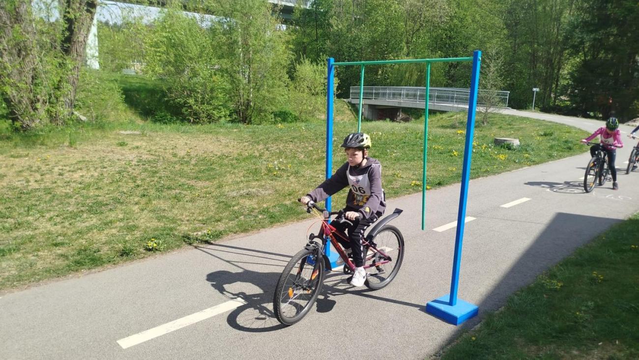 Okresní kolo dopravní soutěž mladých cyklistů - BESIP