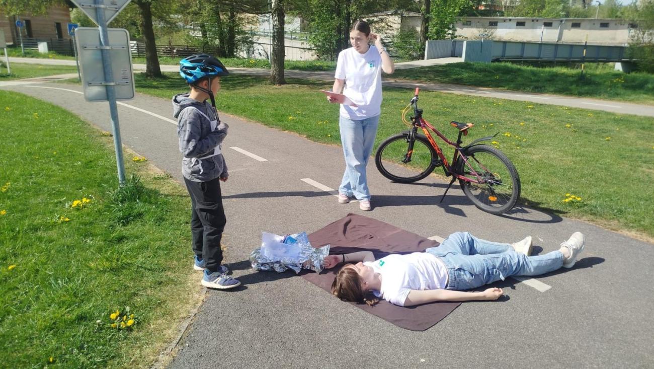 Okresní kolo dopravní soutěž mladých cyklistů - BESIP