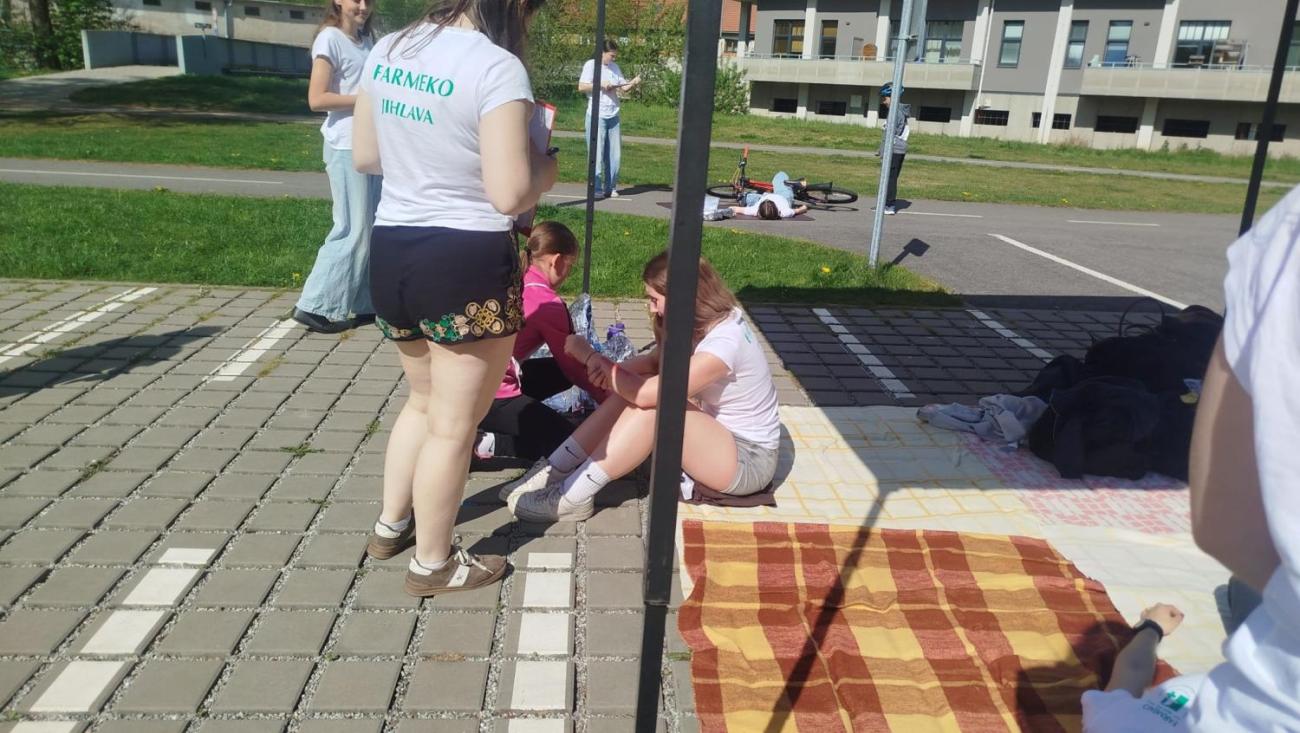 Okresní kolo dopravní soutěž mladých cyklistů - BESIP