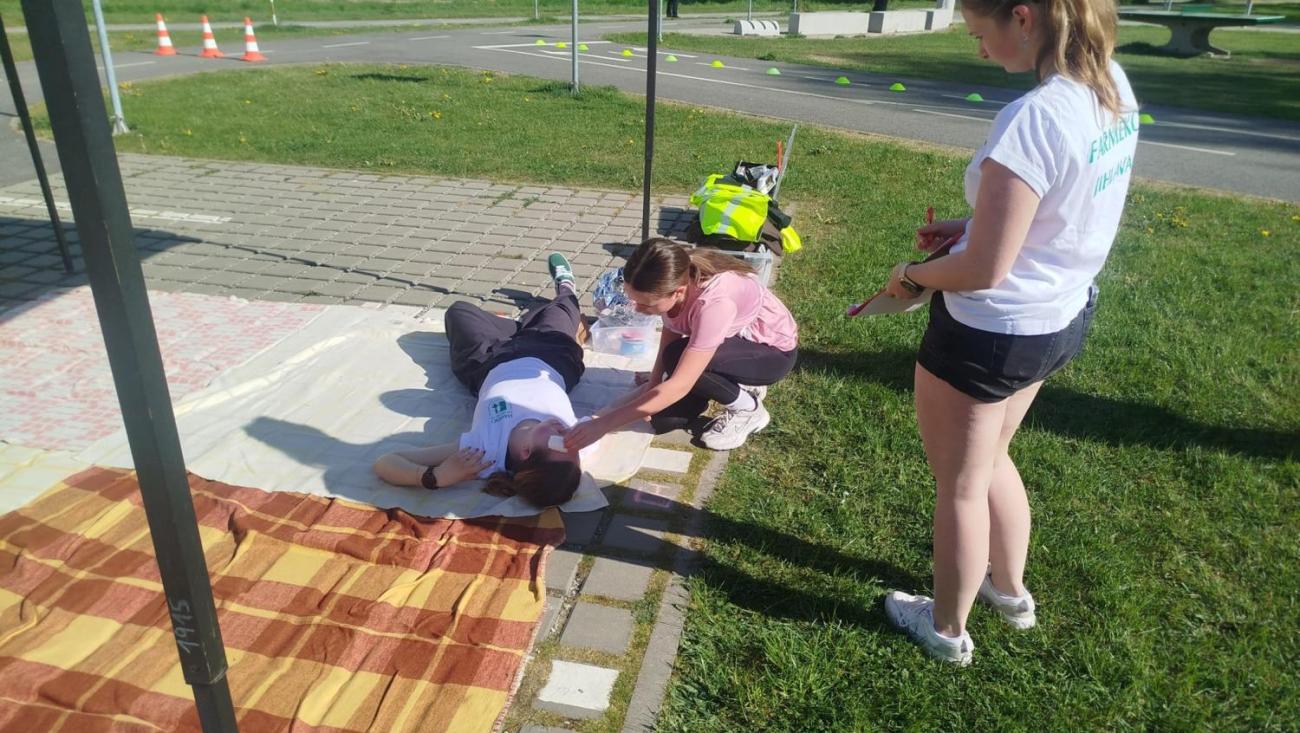 Okresní kolo dopravní soutěž mladých cyklistů - BESIP