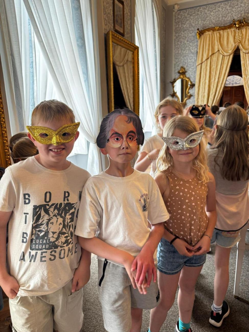 Třída 2.A na zámku v Jaroměřicích nad Rokytnou