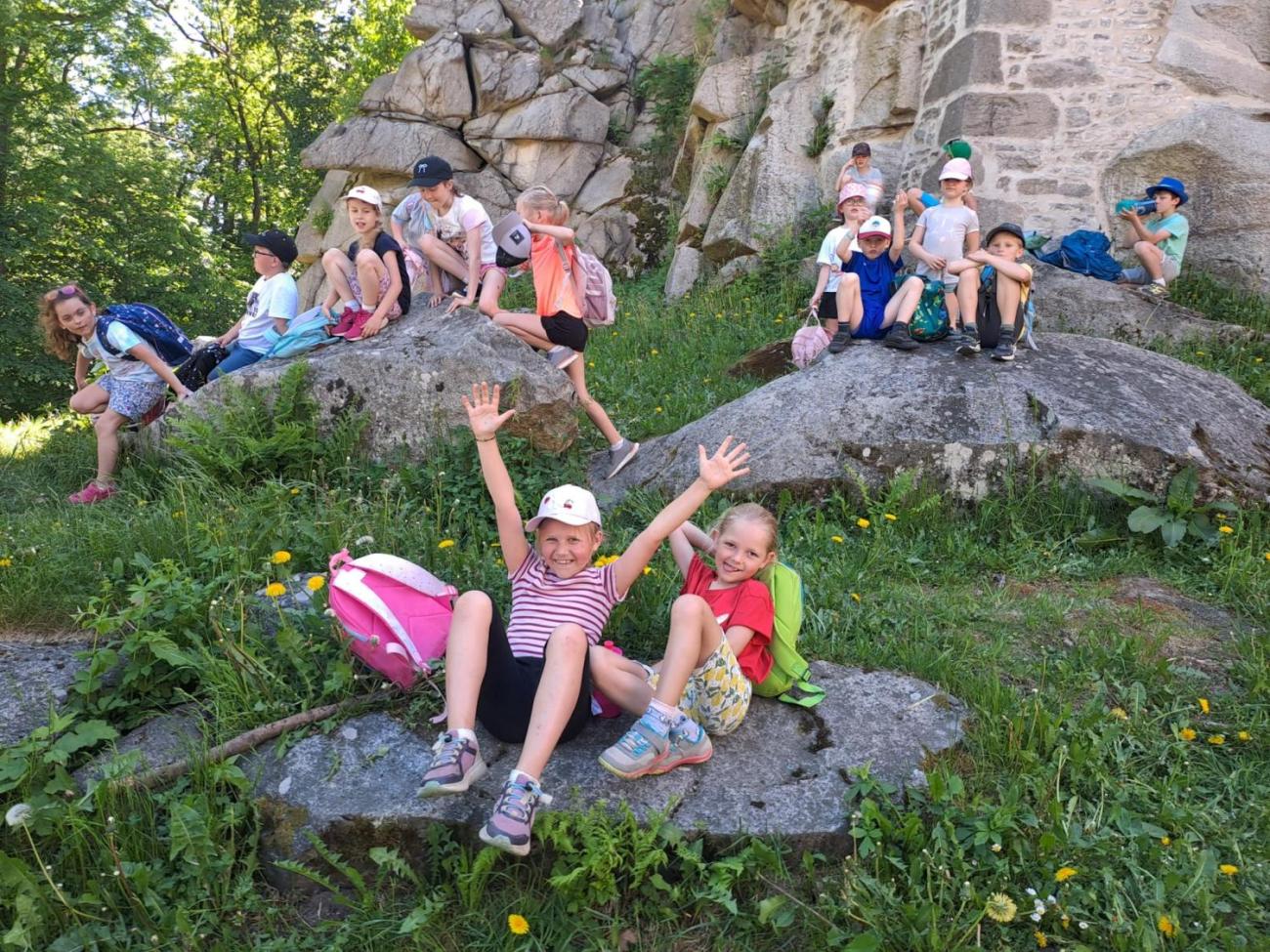 Výlet 2. C na hrad Roštejn