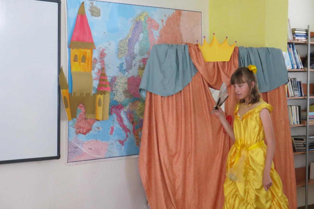 Divadelní představení dramatického kroužku „Tik Ťak a hodiny času“