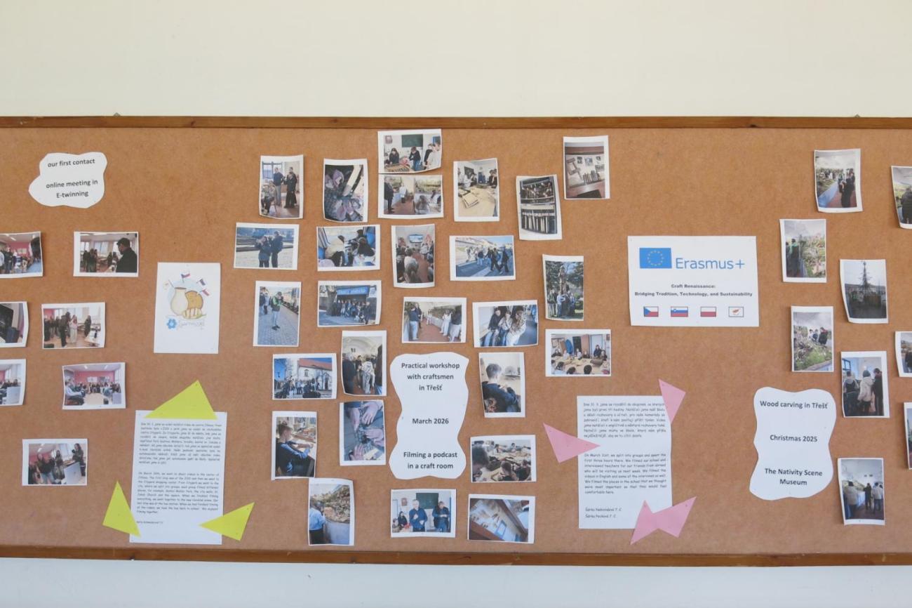 Erasmus+ Craft 4 Future - project meeting in Jihlava