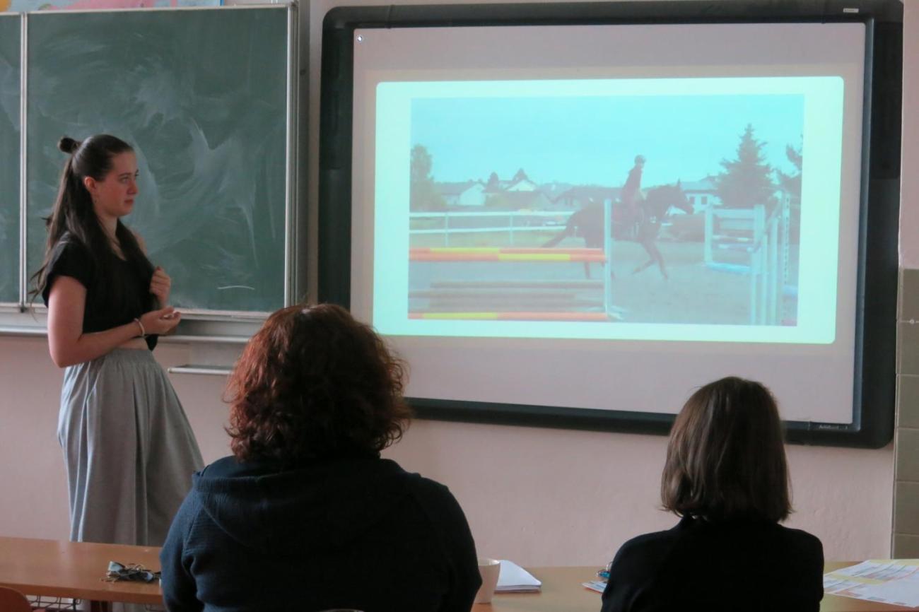 Deváťáci představili své seminární práce