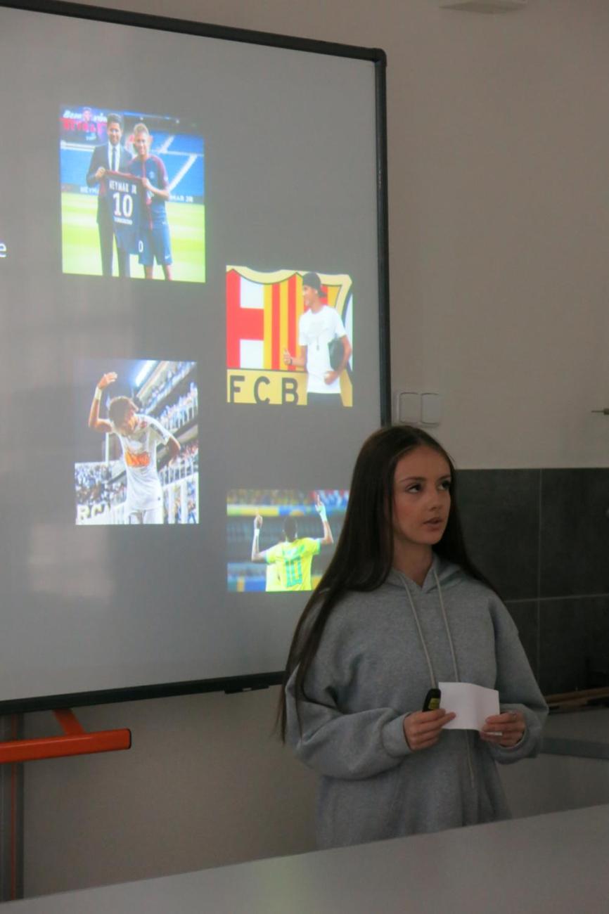 Deváťáci představili své seminární práce