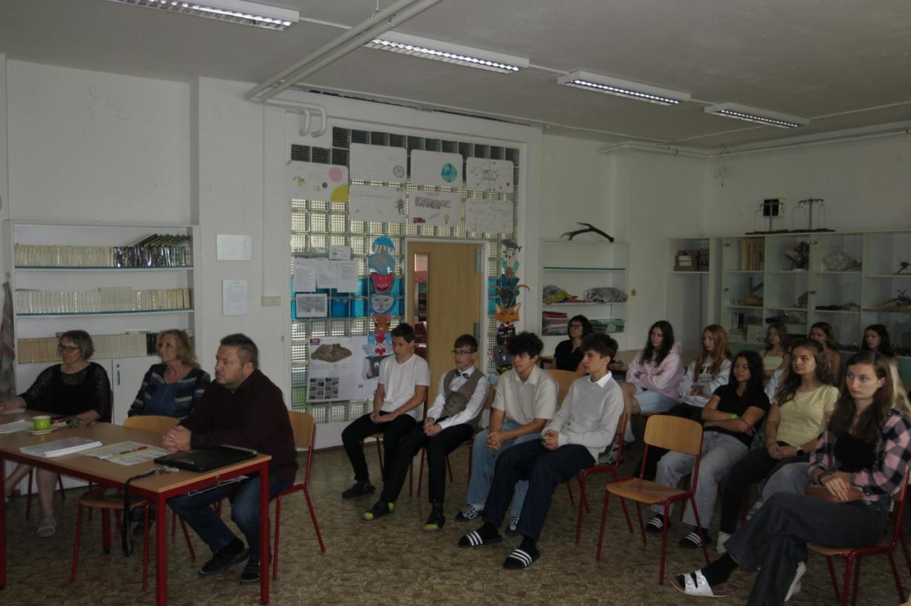 Deváťáci představili své seminární práce