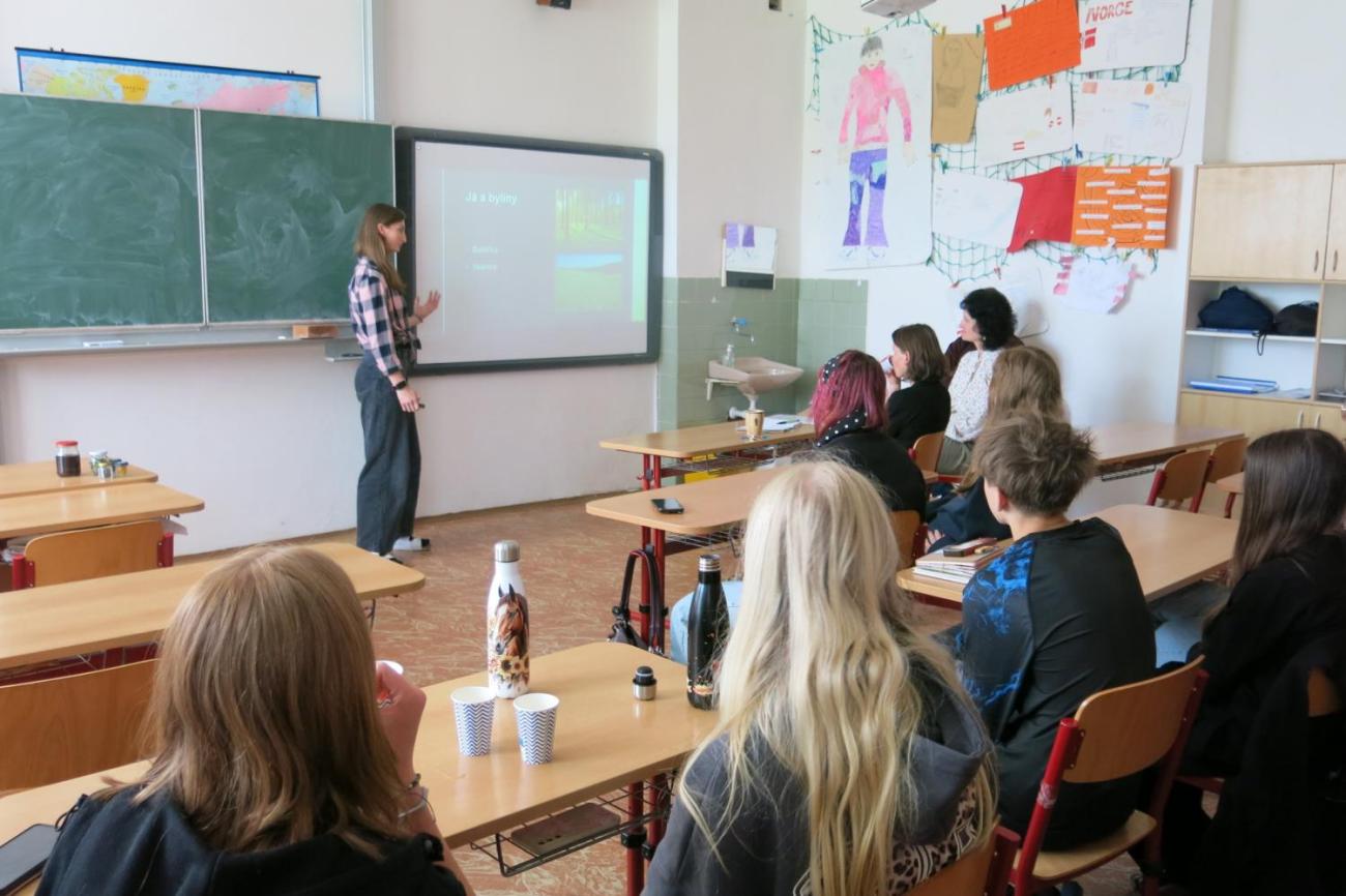 Deváťáci představili své seminární práce