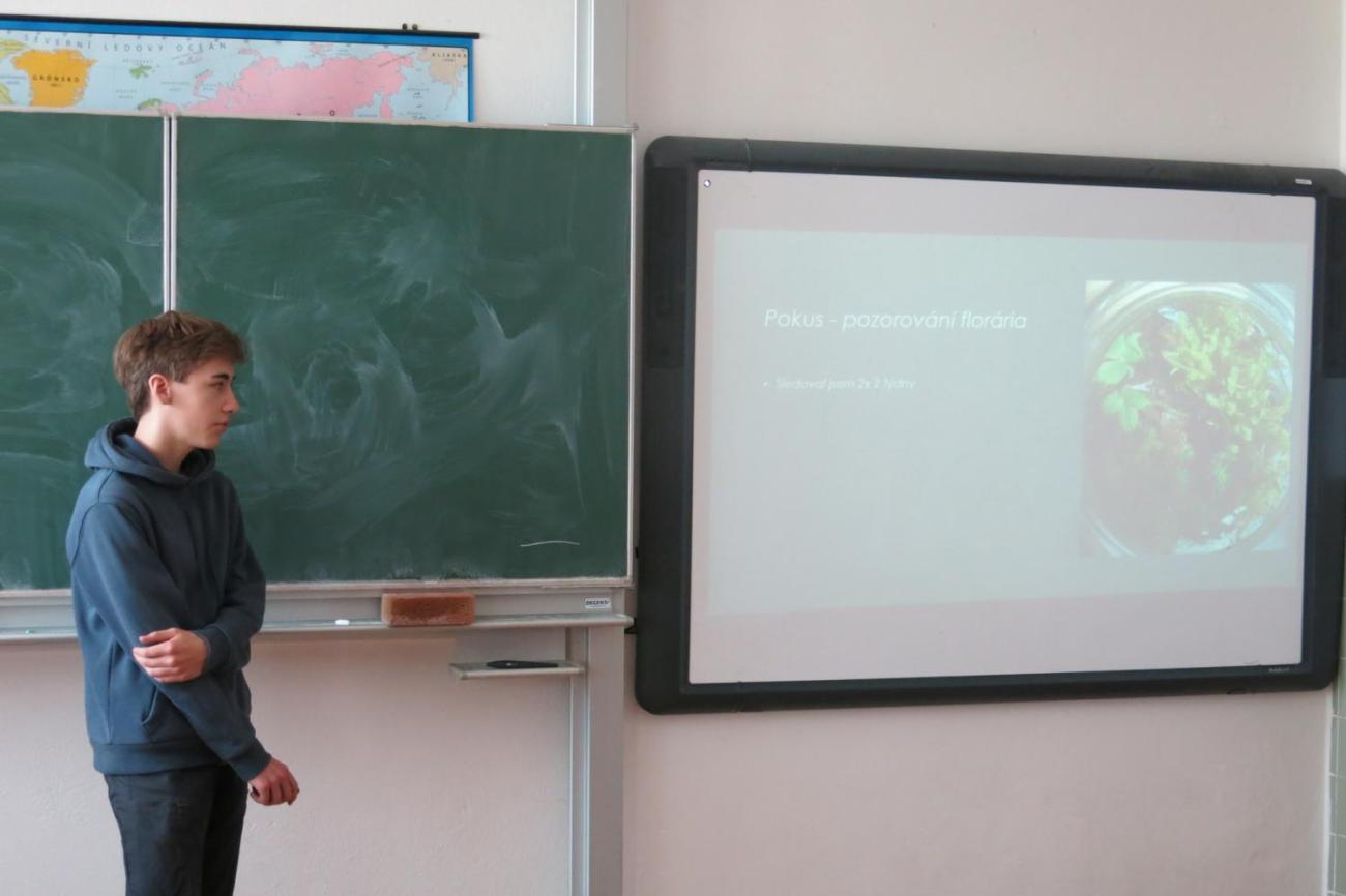 Deváťáci představili své seminární práce