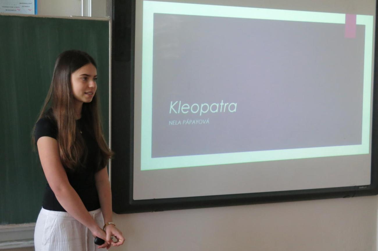 Deváťáci představili své seminární práce
