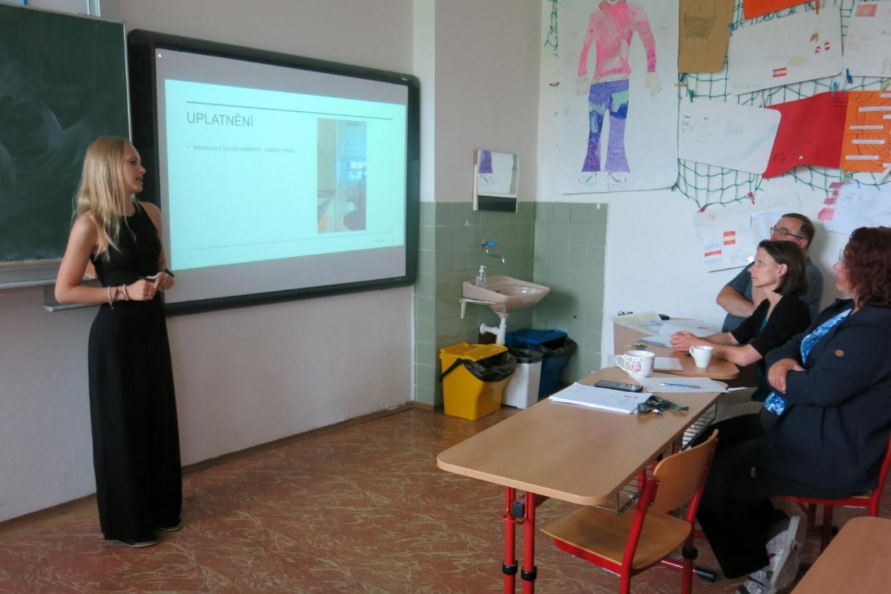 Deváťáci představili své seminární práce