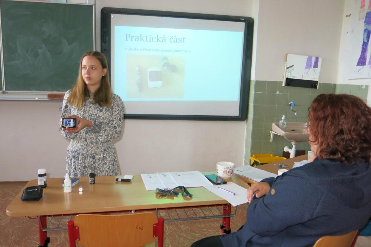 Deváťáci představili své seminární práce