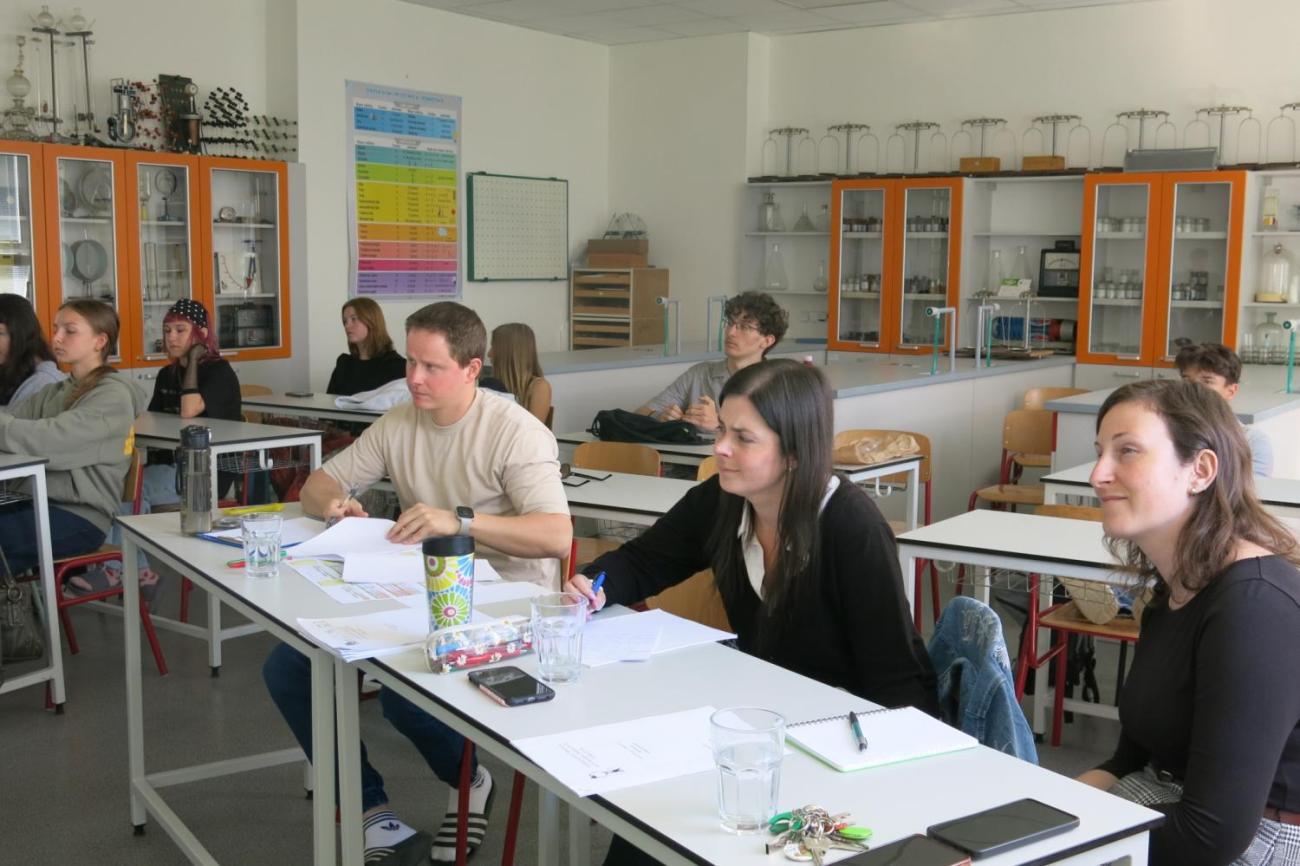 Deváťáci představili své seminární práce