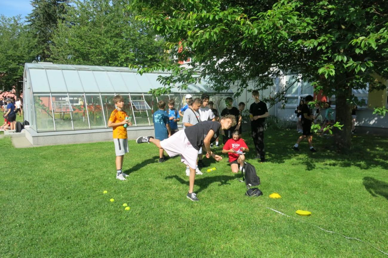 Sportovní den na závěr školního roku
