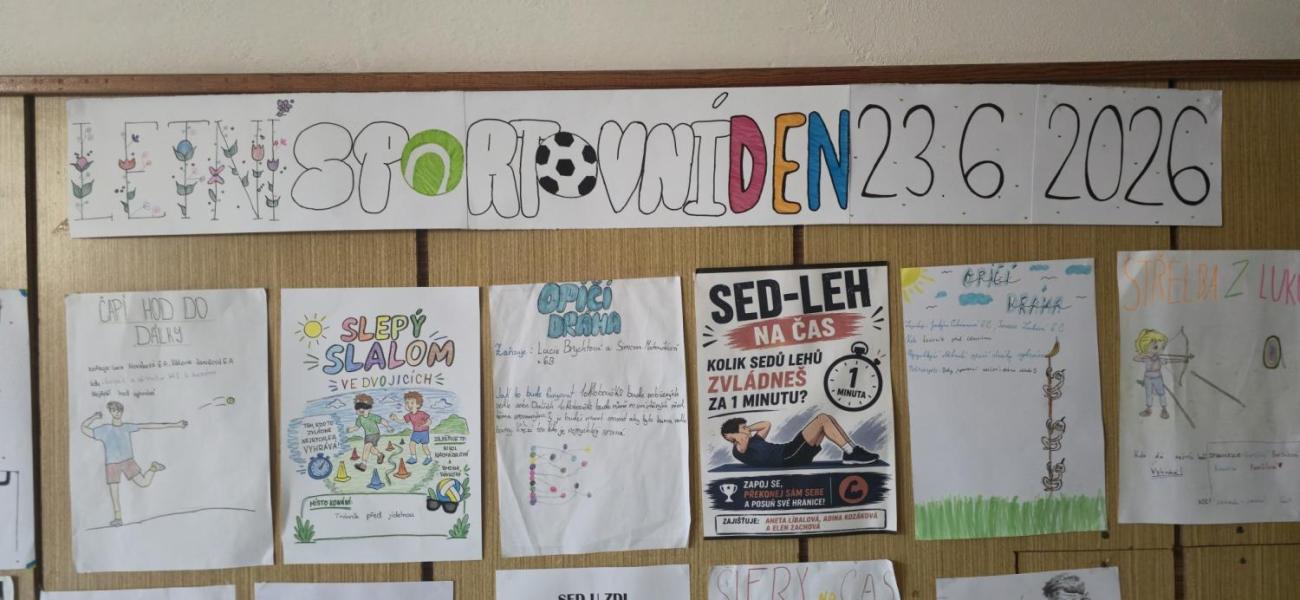 Sportovní den na závěr školního roku