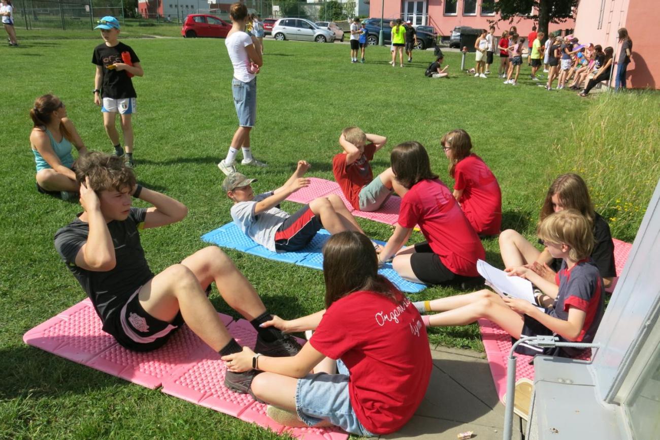 Sportovní den na závěr školního roku
