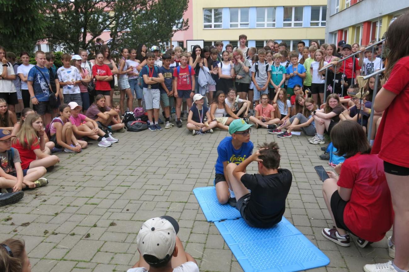 Sportovní den na závěr školního roku
