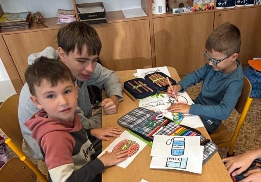 Evropský den jazyků: Jídlo spojuje  1.B a 9.B