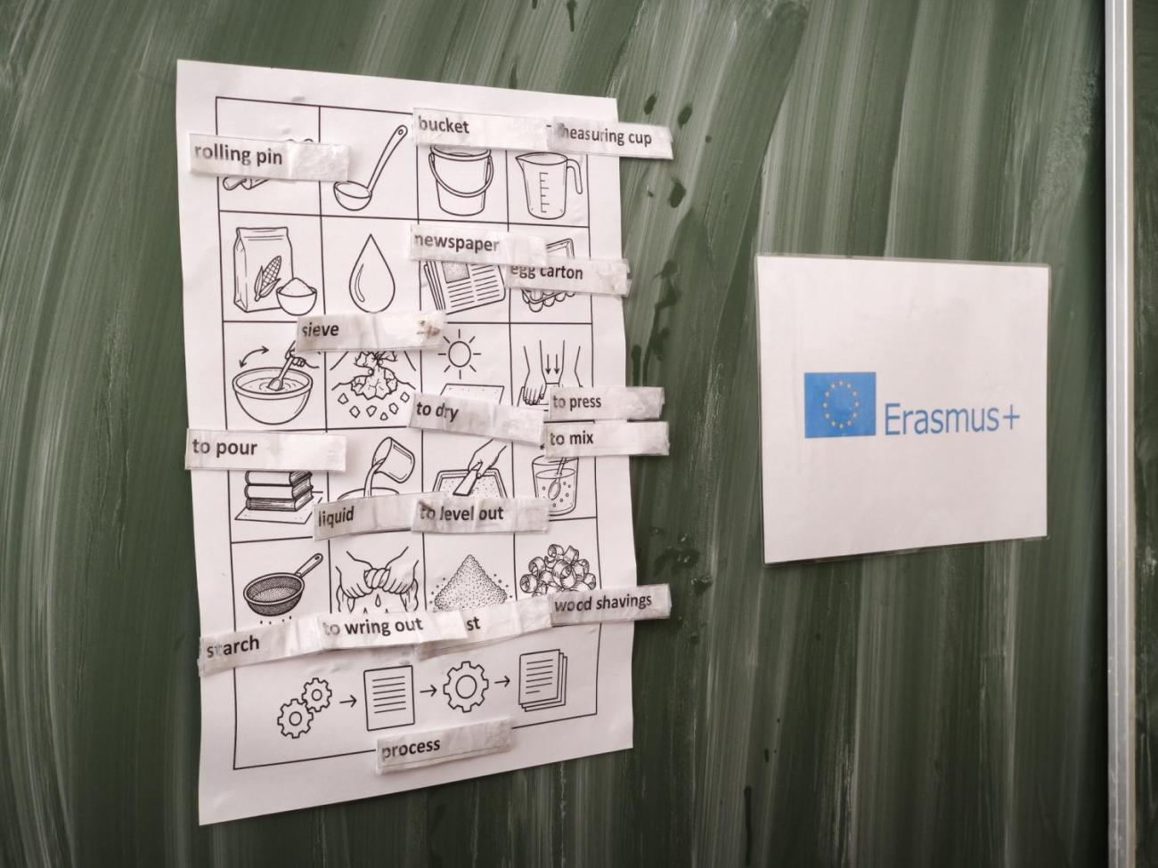 Erasmus+ Days - handmade paper