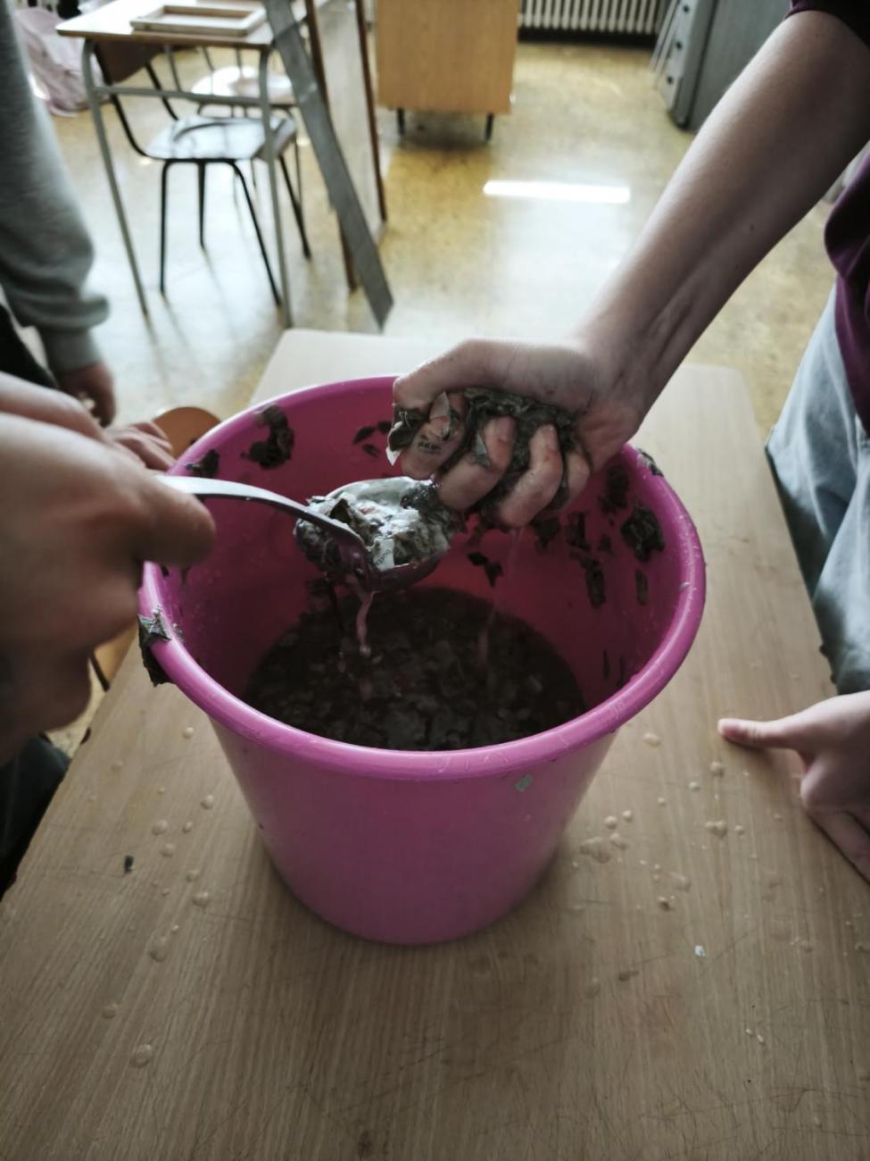Erasmus+ Days - handmade paper