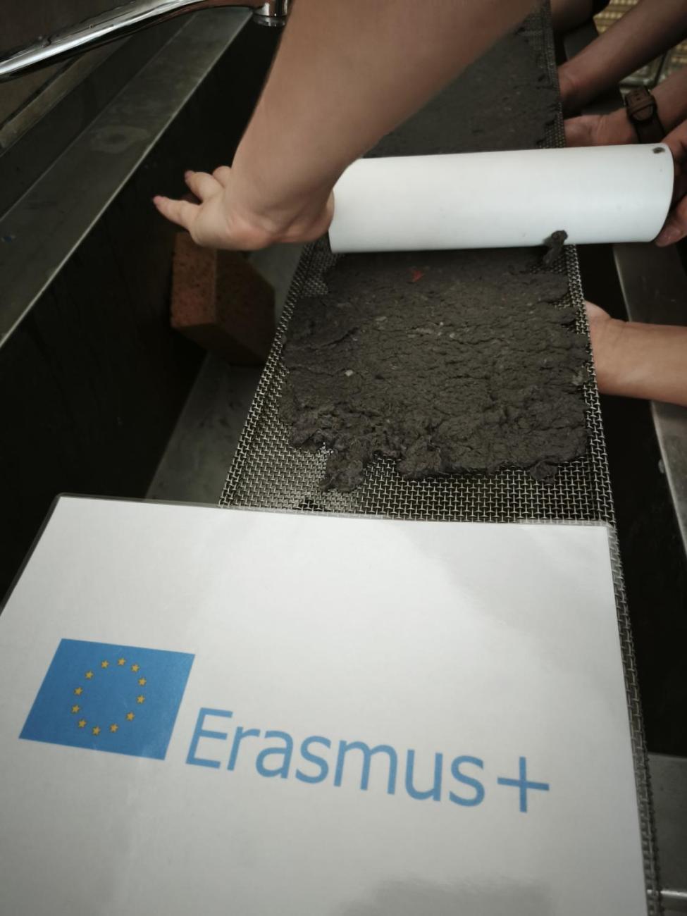Erasmus+ Days - handmade paper