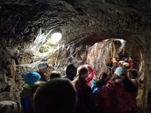 Návštěva jihlavského podzemí 3.B