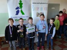 Šachy – krajské kolo, 2. místo